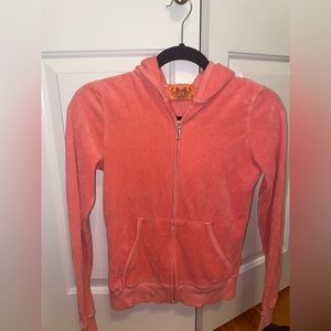 Juicy couture peach terry sweatshirt
